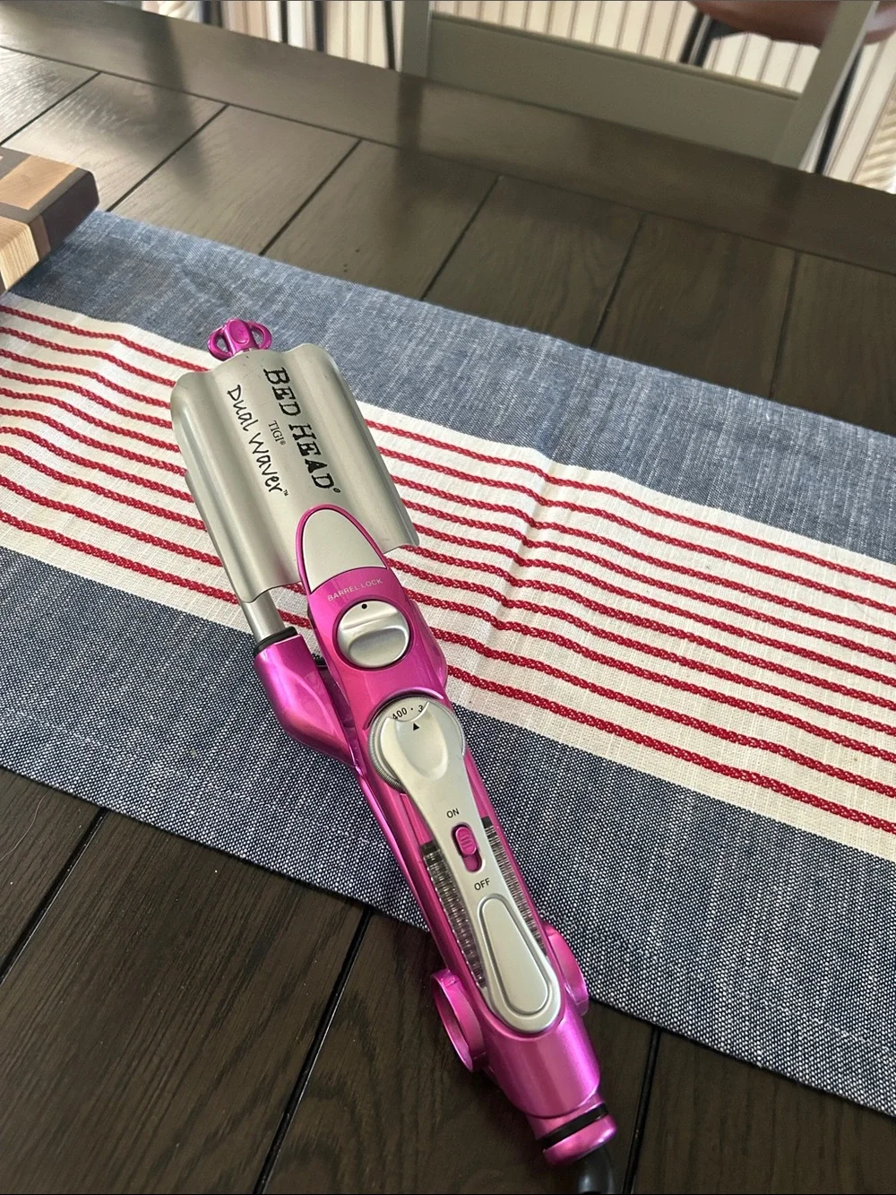 Bed Head Dual Waver in Metallic Pink and Silver